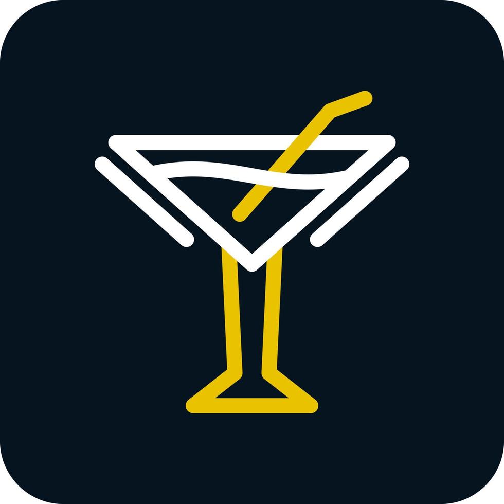 Martini Vector Icon Design