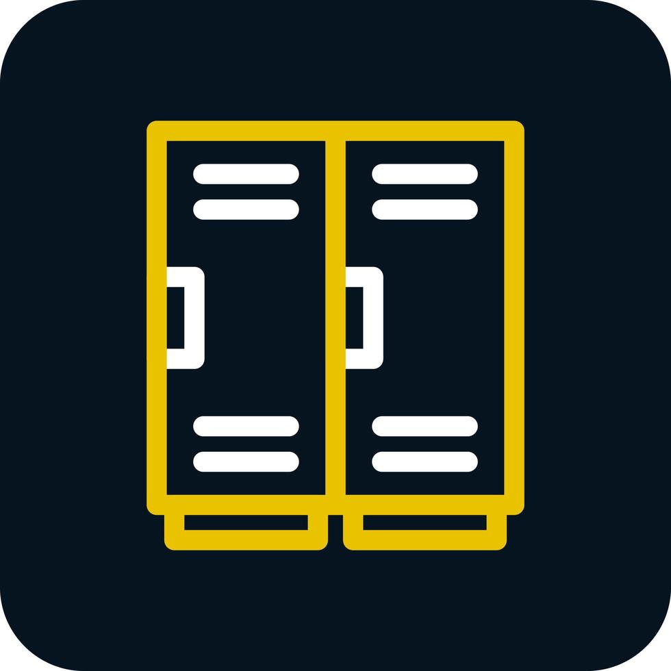 Locker Vector Icon Design