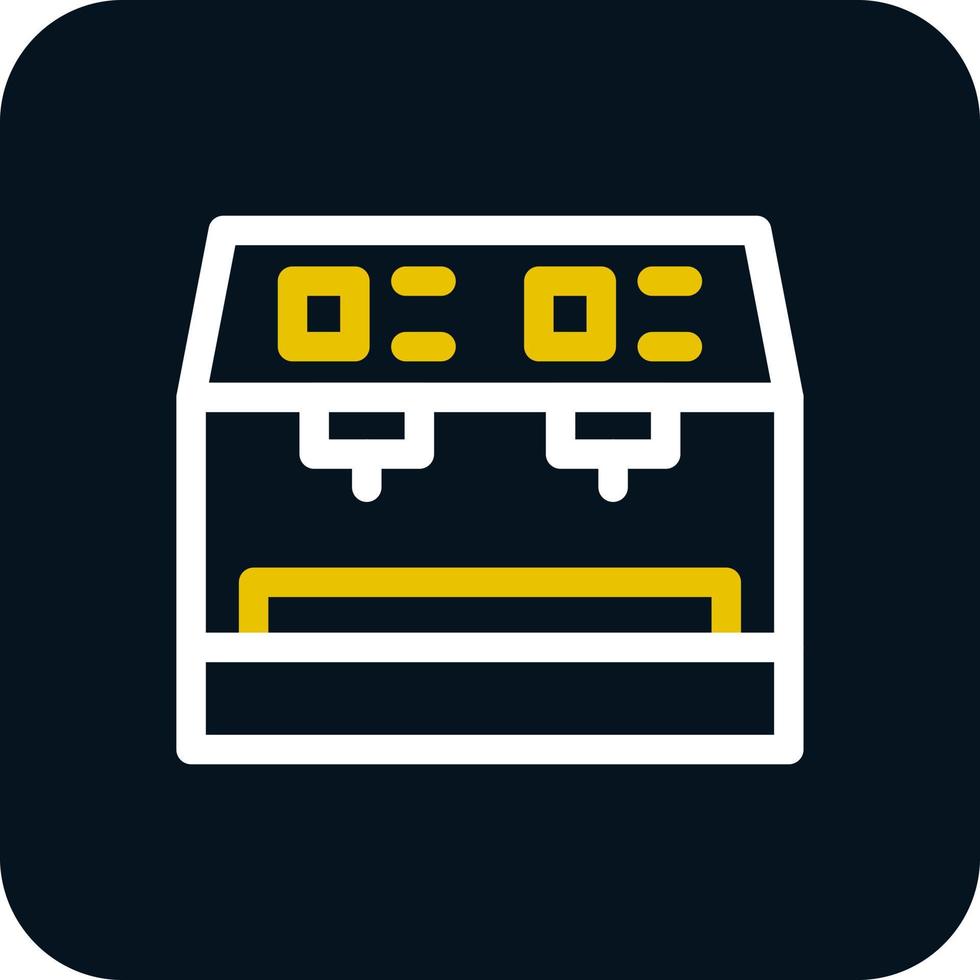 Coffee Machine Vector Icon Design