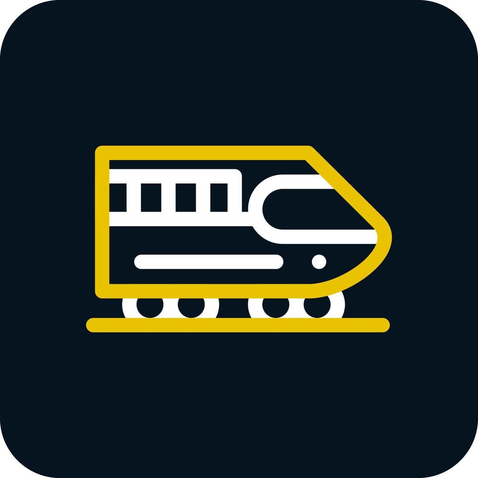 diseño de icono de vector de tren