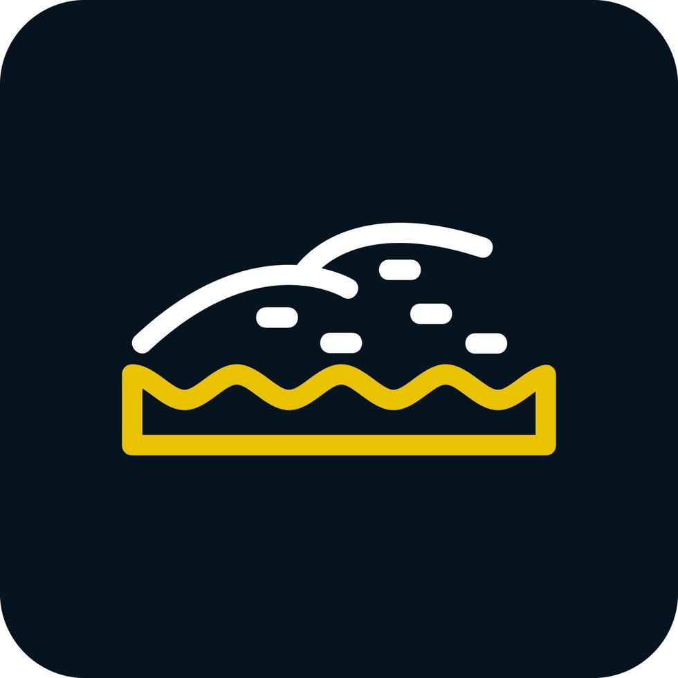 Shore Landscape Vector Icon Design