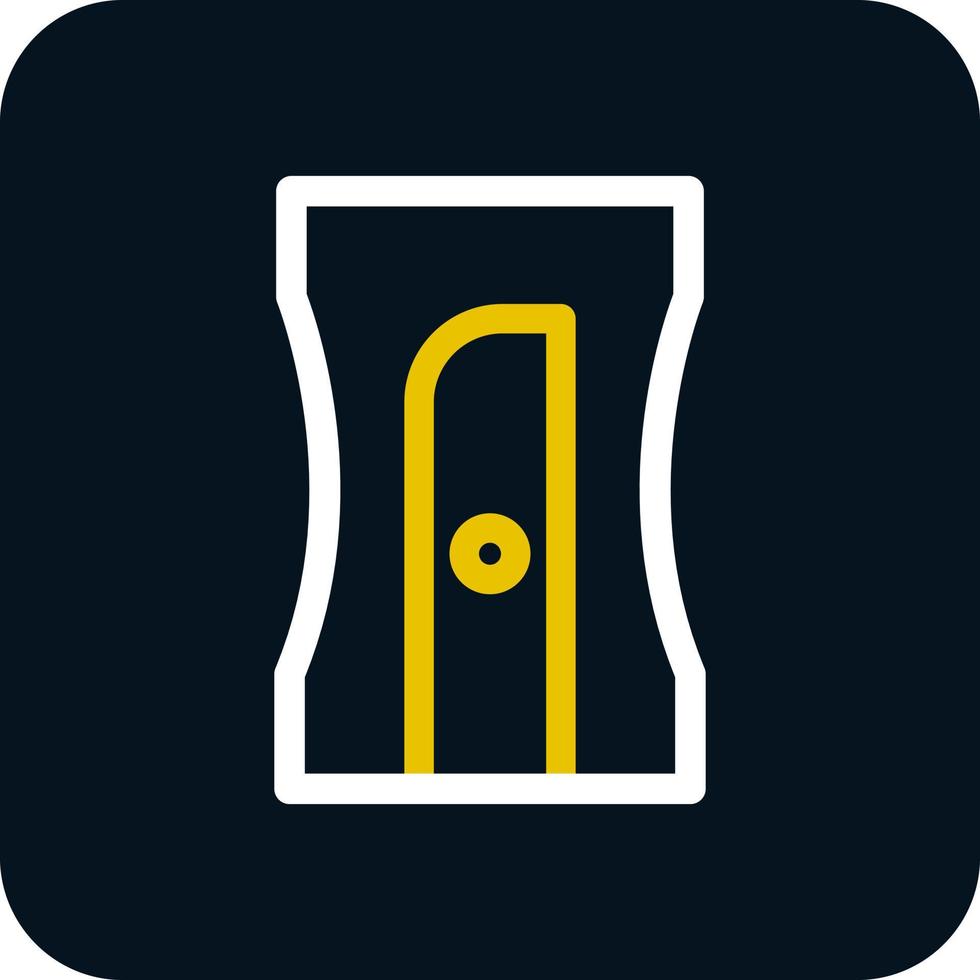 Pencil Sharpener Vector Icon Design