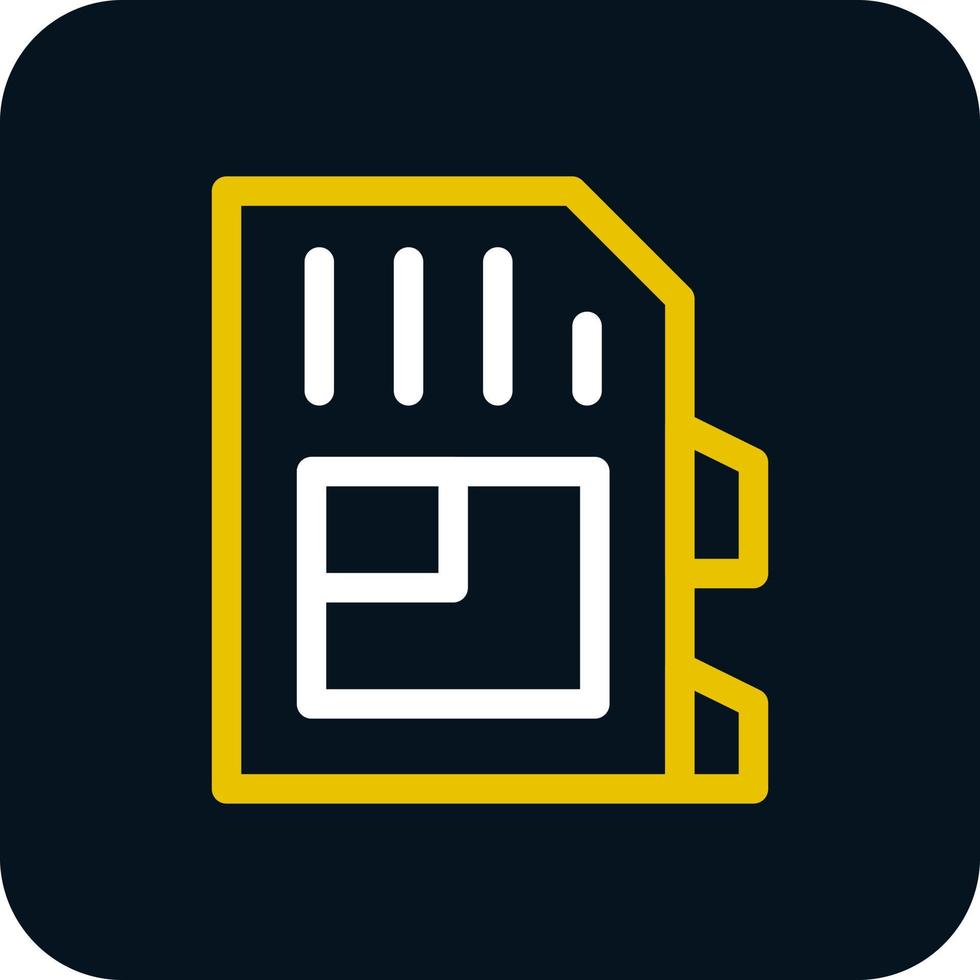 SD Card Vector Icon Design