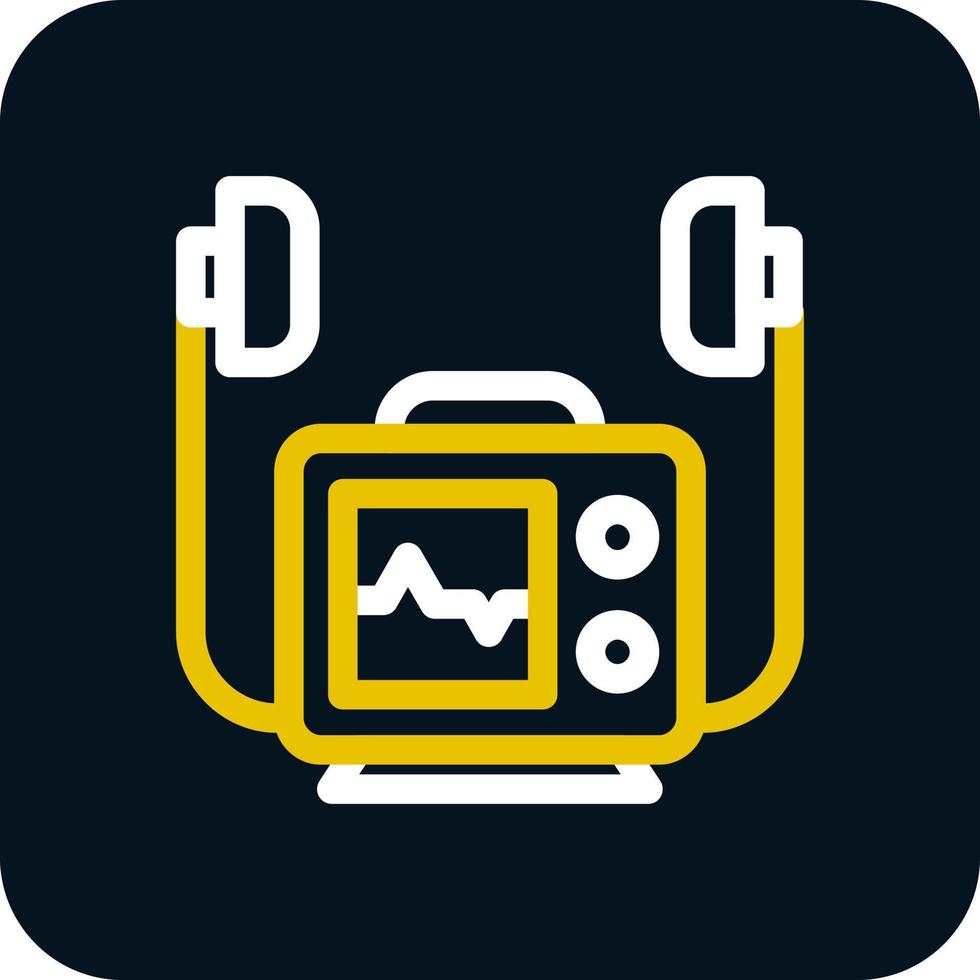Defibrillator Vector Icon Design