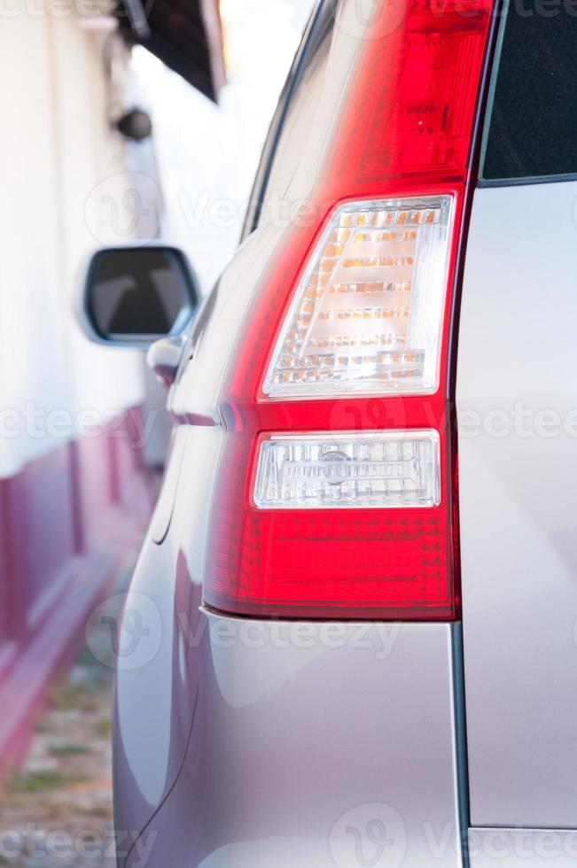 Rear light of a modern car photo