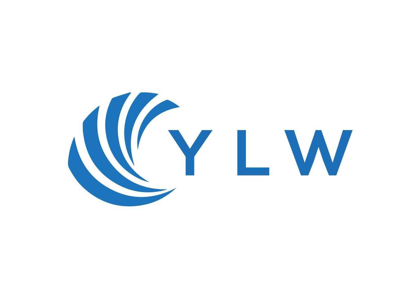 YLW letter logo design on white background. YLW creative circle letter logo concept. YLW letter design.YLW letter logo design on white background. YLW c vector