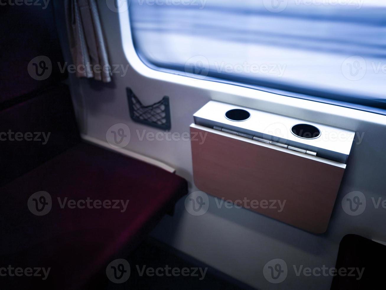 Traveling by train. The view beautiful from the train window photo
