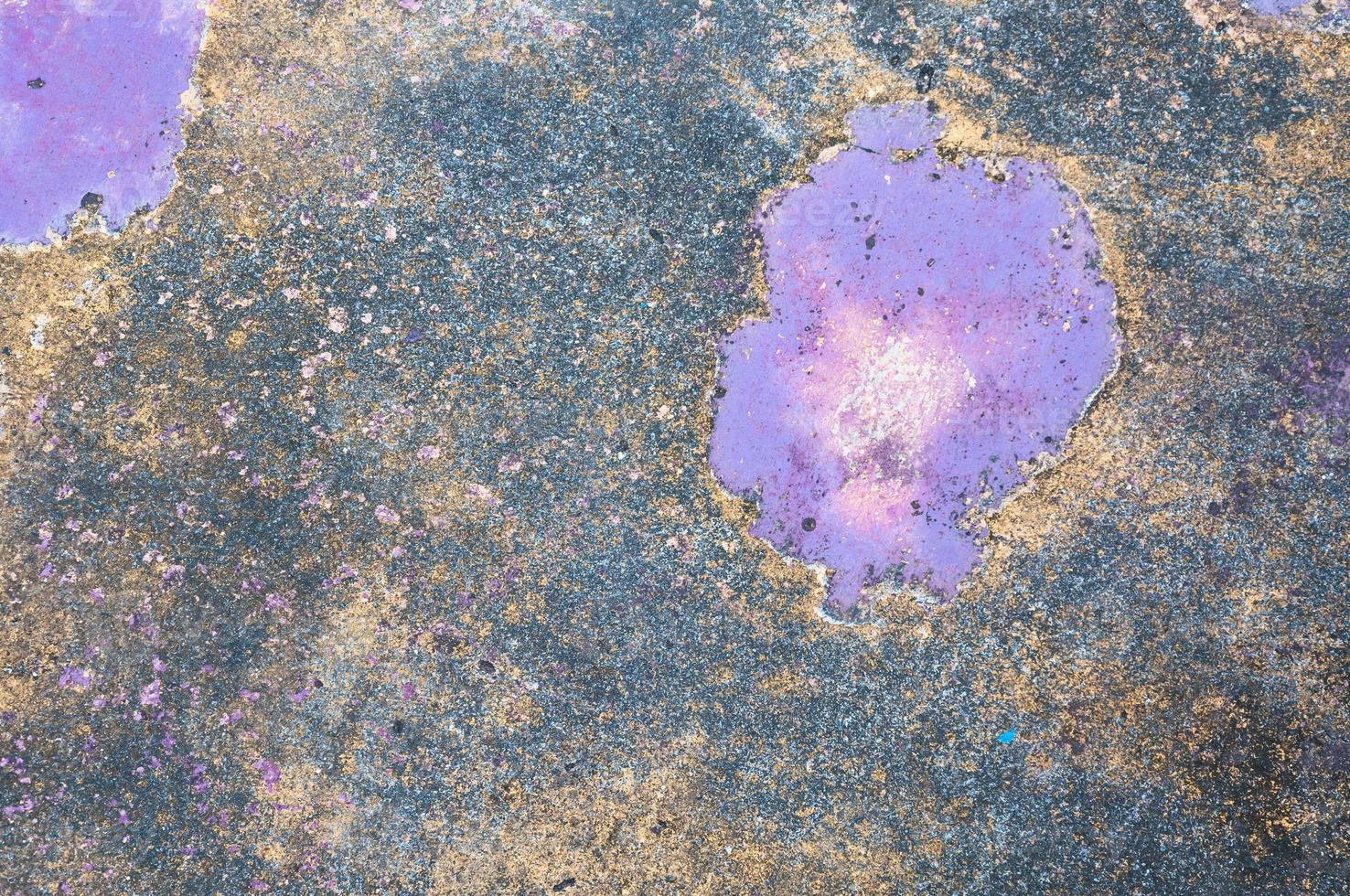 old peeling paint on old purple concrete wall background,Grunge purple floor background or texture photo