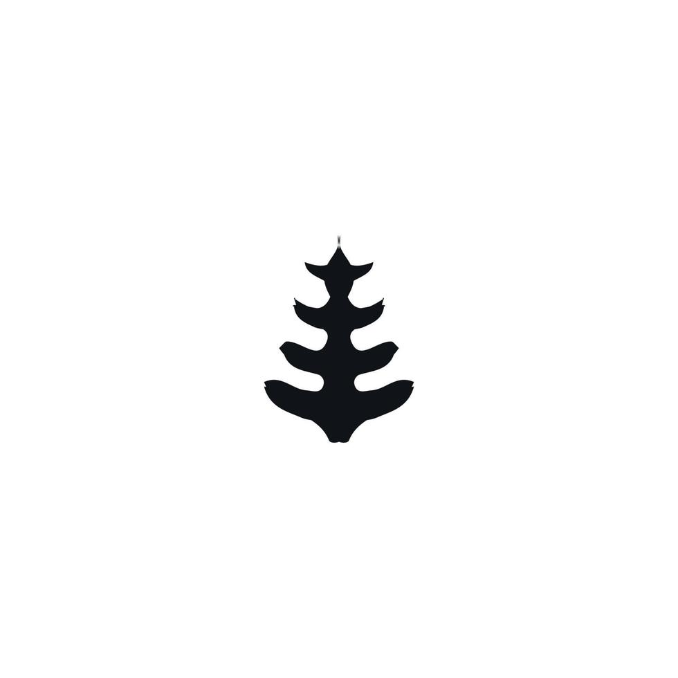 Tree icon. Simple style green energy poster background symbol. Tree brand logo design element. Tree t-shirt printing. vector for sticker.