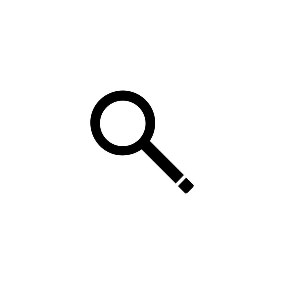icono de búsqueda. símbolo de fondo de búsqueda web de estilo simple. elemento de diseño del logotipo de la marca de búsqueda. búsqueda de impresión de camisetas. vector para pegatina.