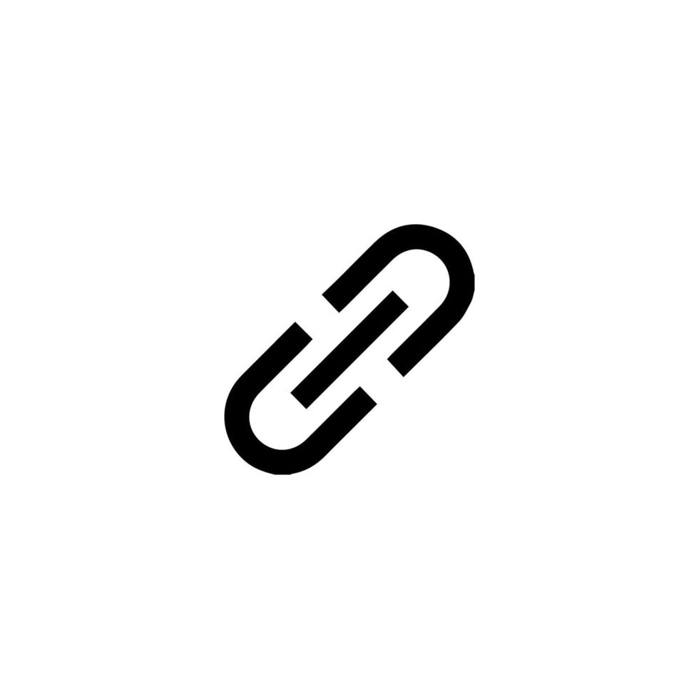 Link icon. Simple style social media poster background symbol. Link brand logo design element. Link t-shirt printing. vector for sticker.