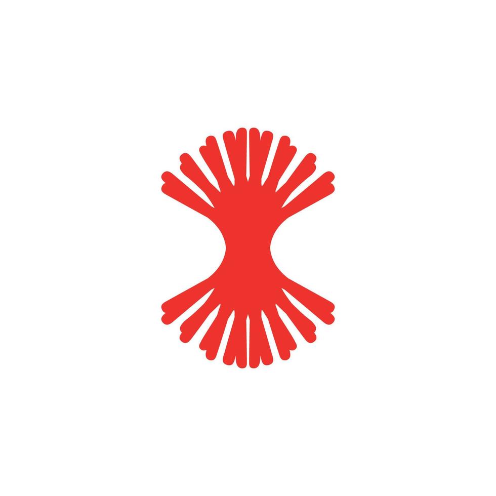 icono de leucemia. símbolo de fondo de cartel de conciencia de leucemia de estilo simple. elemento de diseño del logo de la marca de leucemia. impresión de camisetas de leucemia. vector para pegatina.