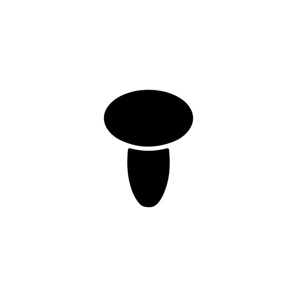 Nail icon. Simple style building poster background symbol. Nail brand logo design element. Nail t-shirt printing. vector for sticker.