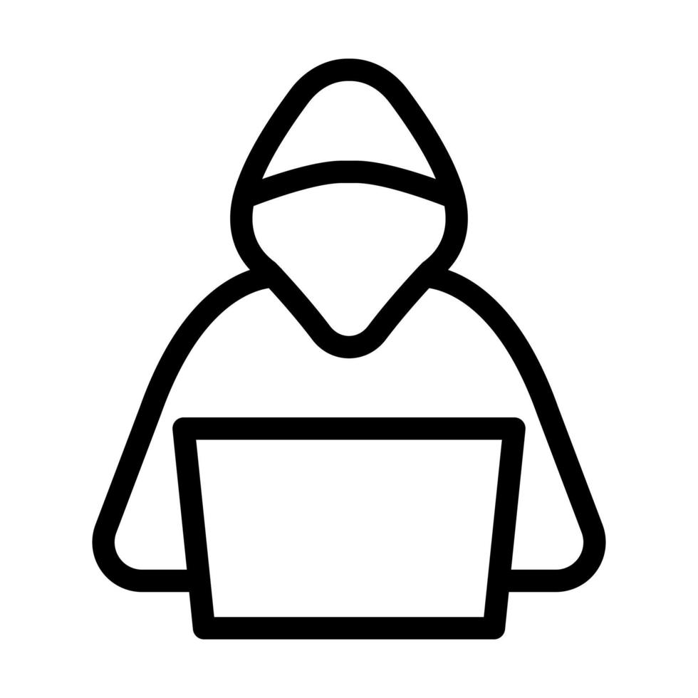 Hacker Icon Design vector