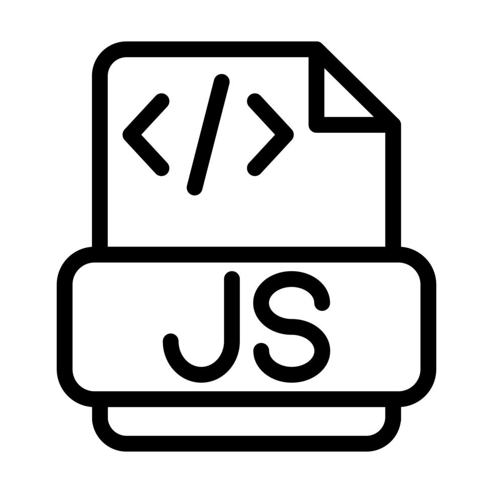 Javascript Icon Design vector