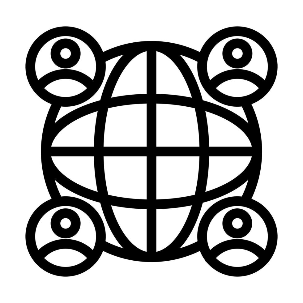 Worldwide Icon Design vector