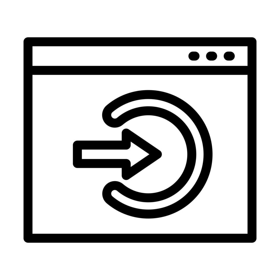 Log In Icon Design vector