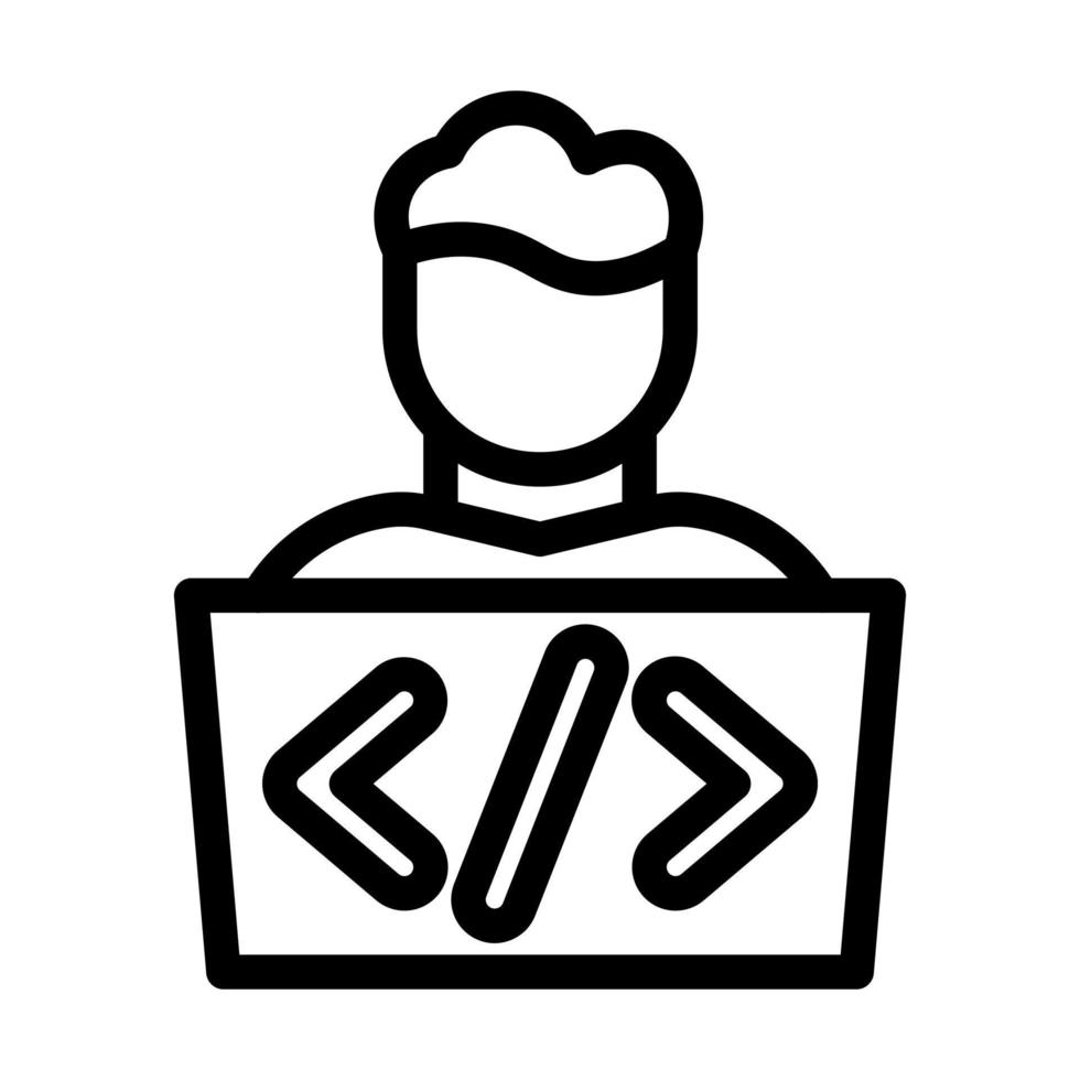 Programmer Icon Design 20121517 Vector Art at Vecteezy