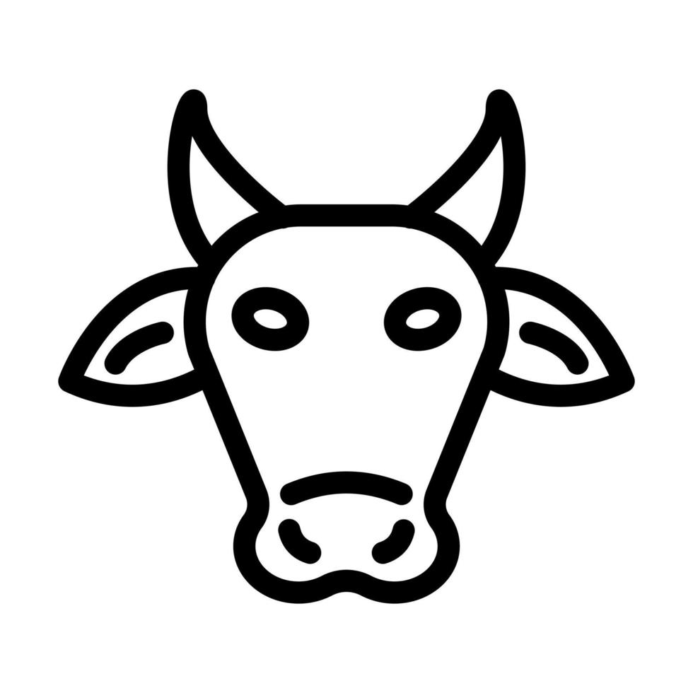 diseño de icono de vaca vector