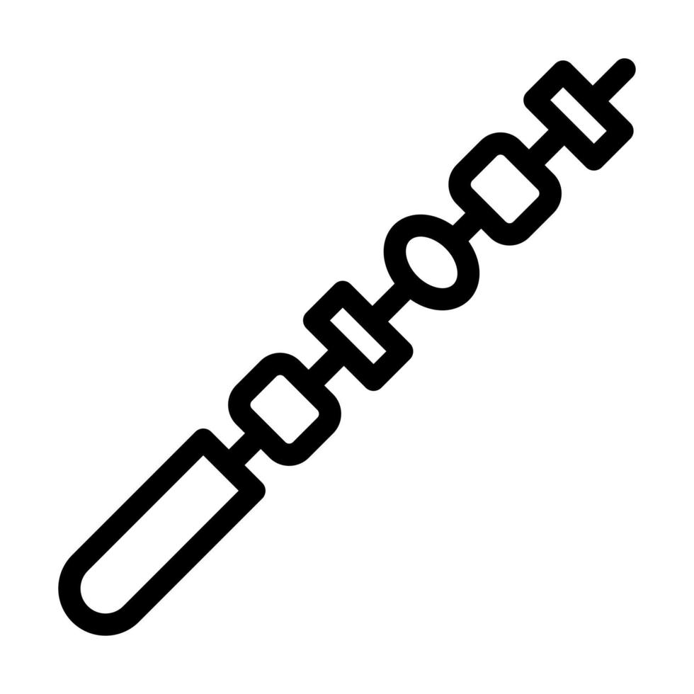 Skewer Icon Design vector