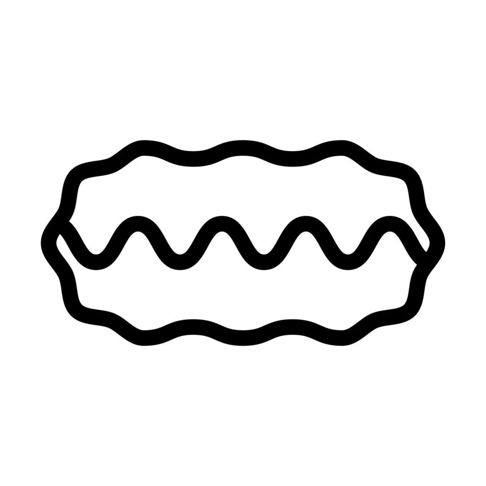 Eclair Icon Design vector