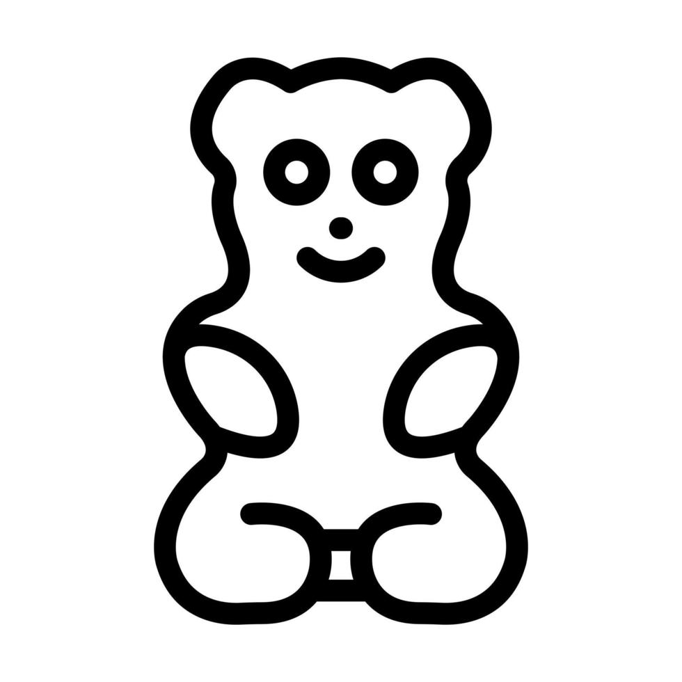 Gummy Bear Icon Design vector