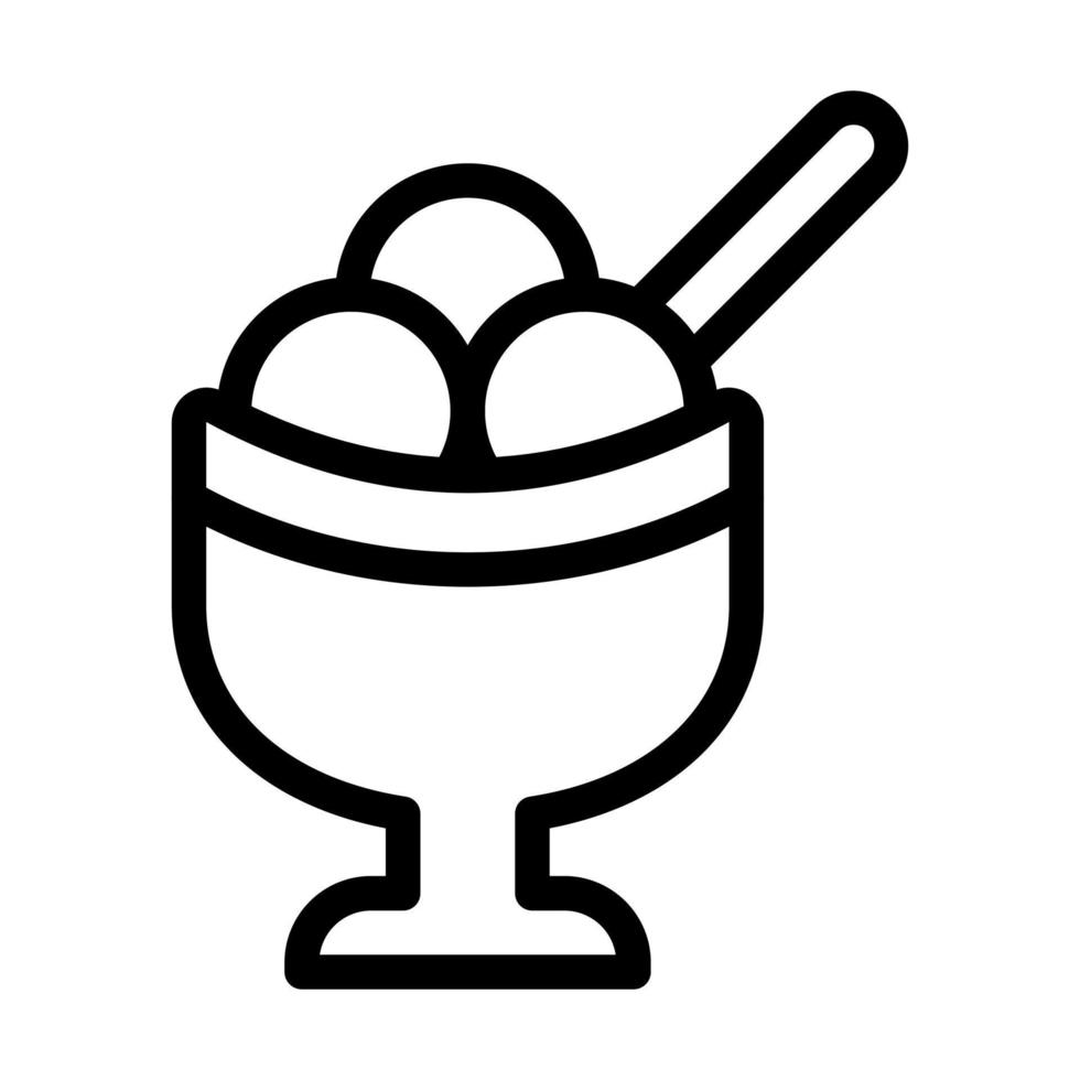 Sorbet Icon Design vector