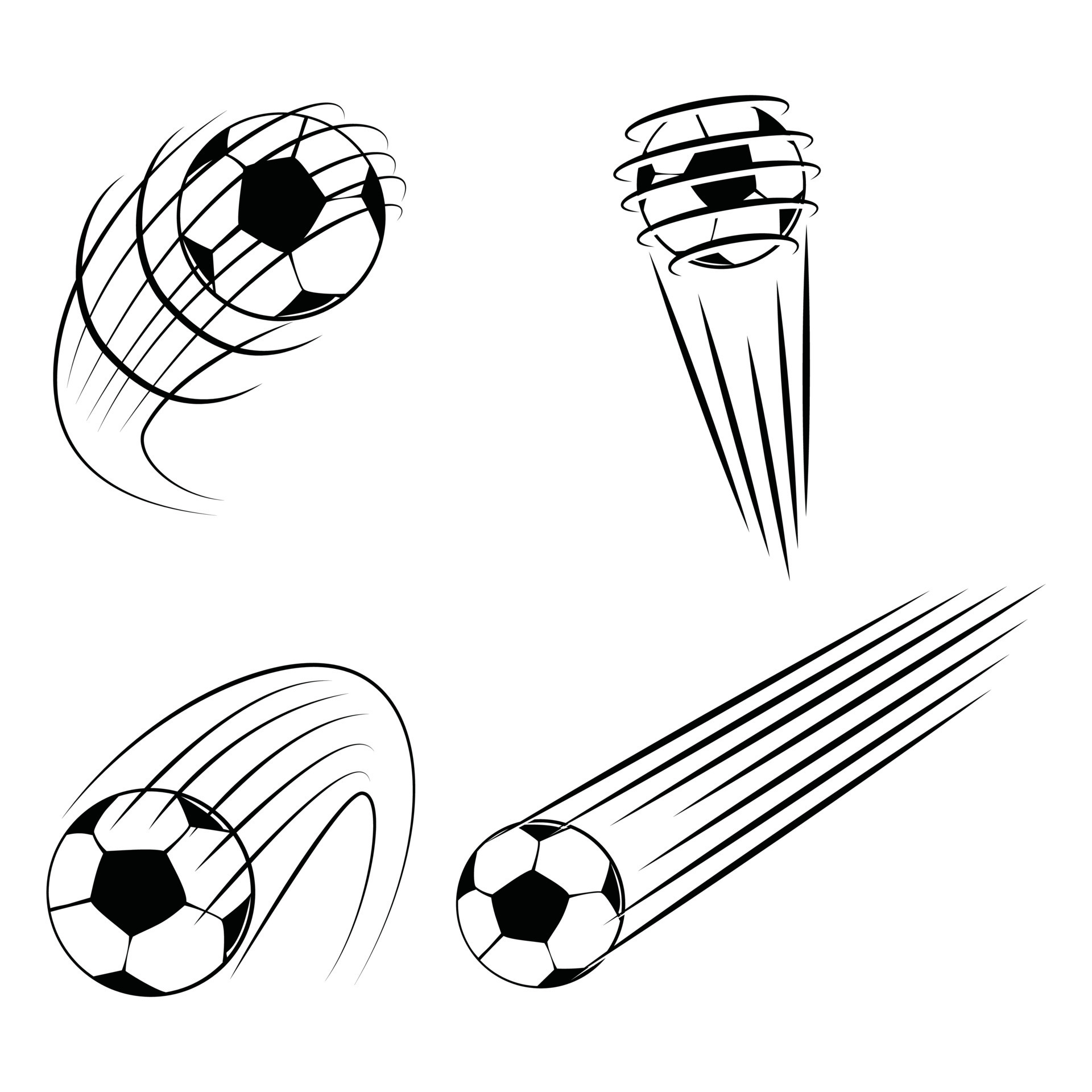 Football symbol set collection 20122228 Vector Art at Vecteezy