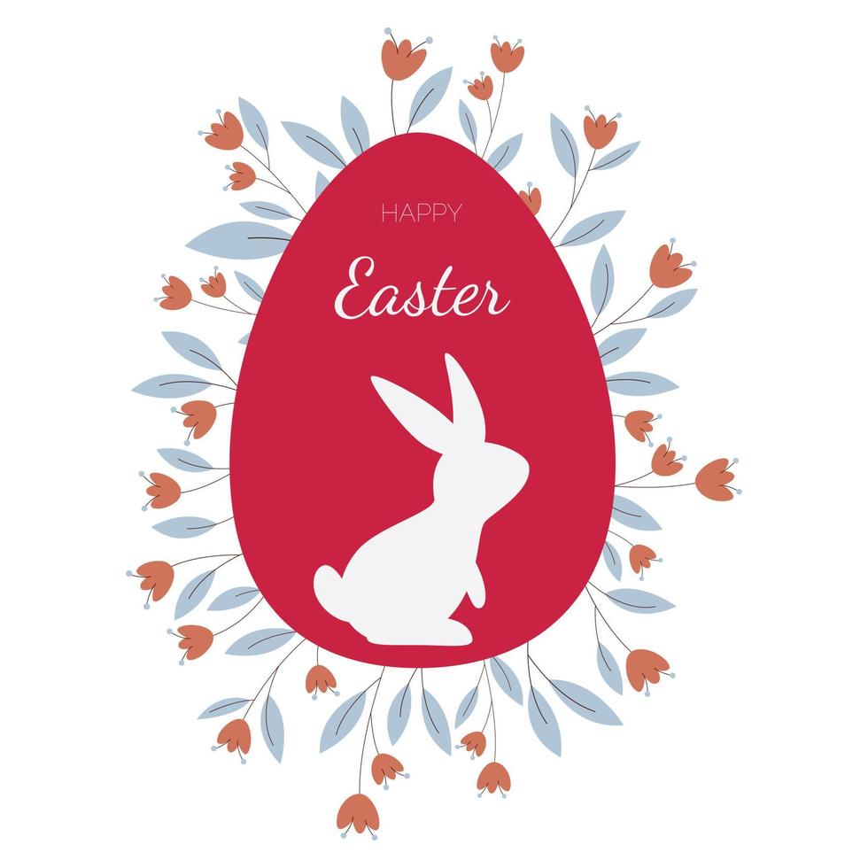 happy easter card vector