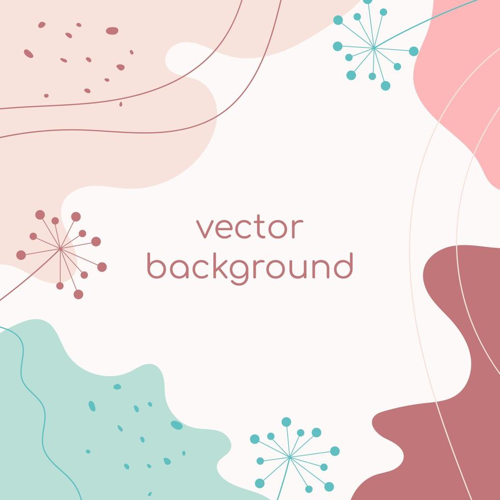 abstract floral background vector