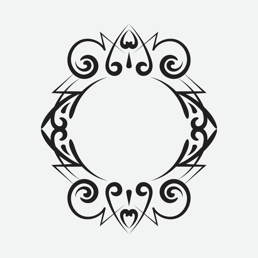 gratis Clásico floral ornamento. decorativo vector marco para clásico diseño.