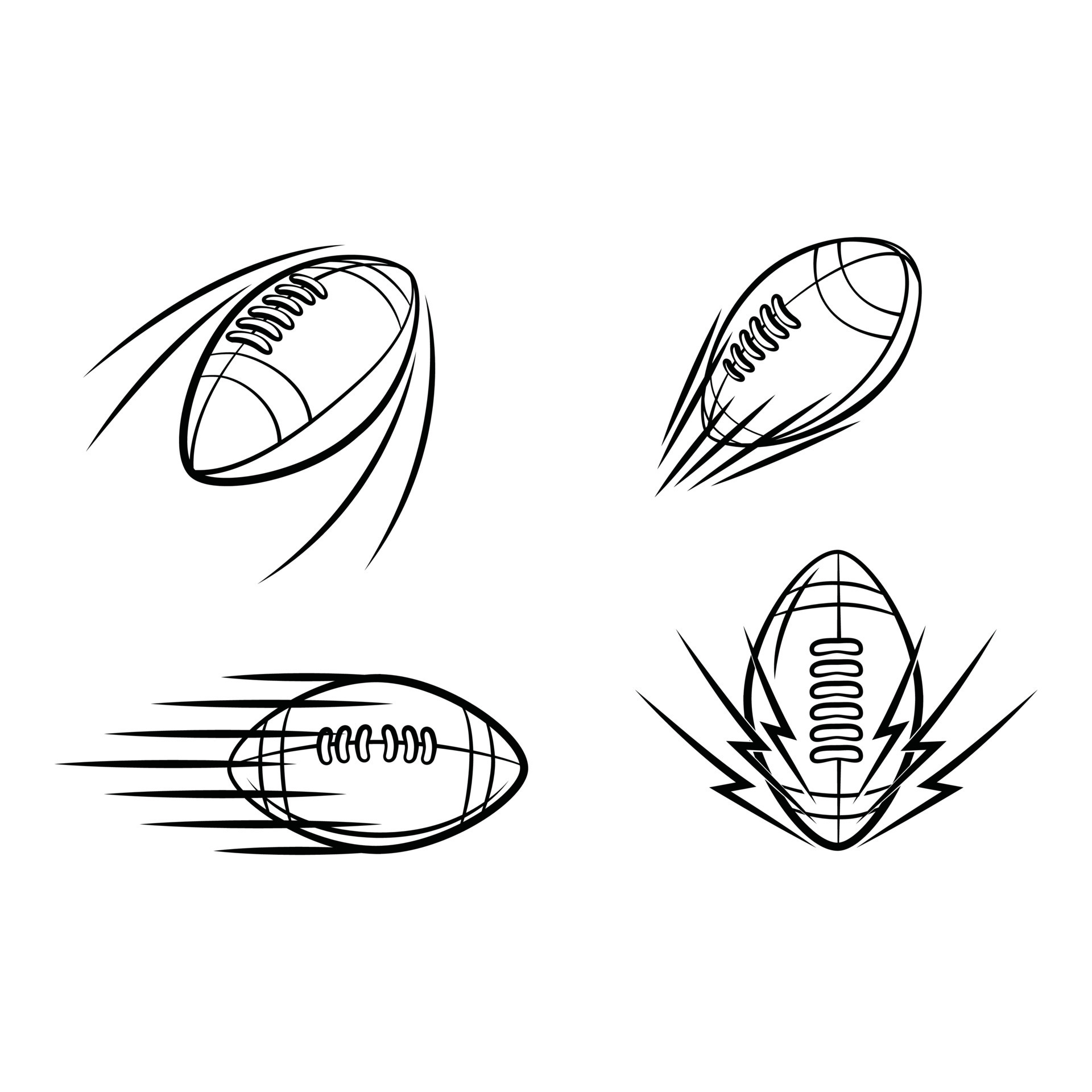 Football symbol set collection 20122707 Vector Art at Vecteezy