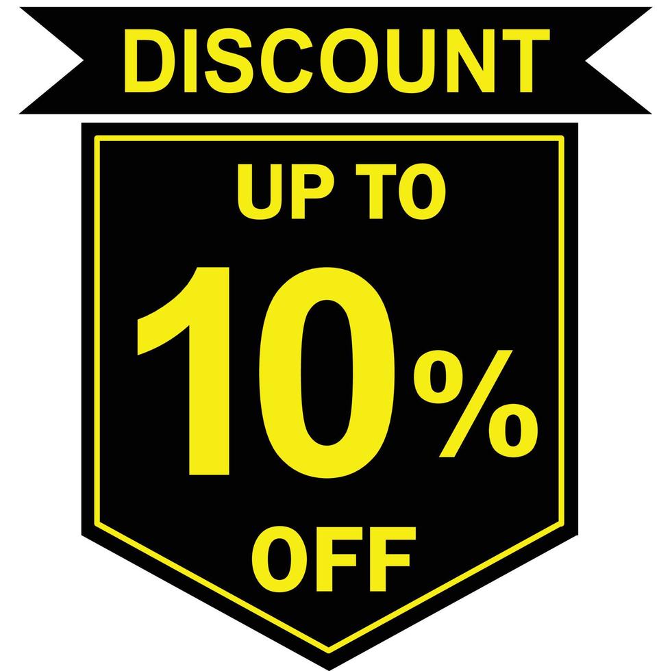 10 percent discount tag vector, Offer tag, Special offer vector, Big sale, Mega sale, Big sale 10 percent discount offer, Super sale 10 percent tag vector, 10 percent special discount offer label vector