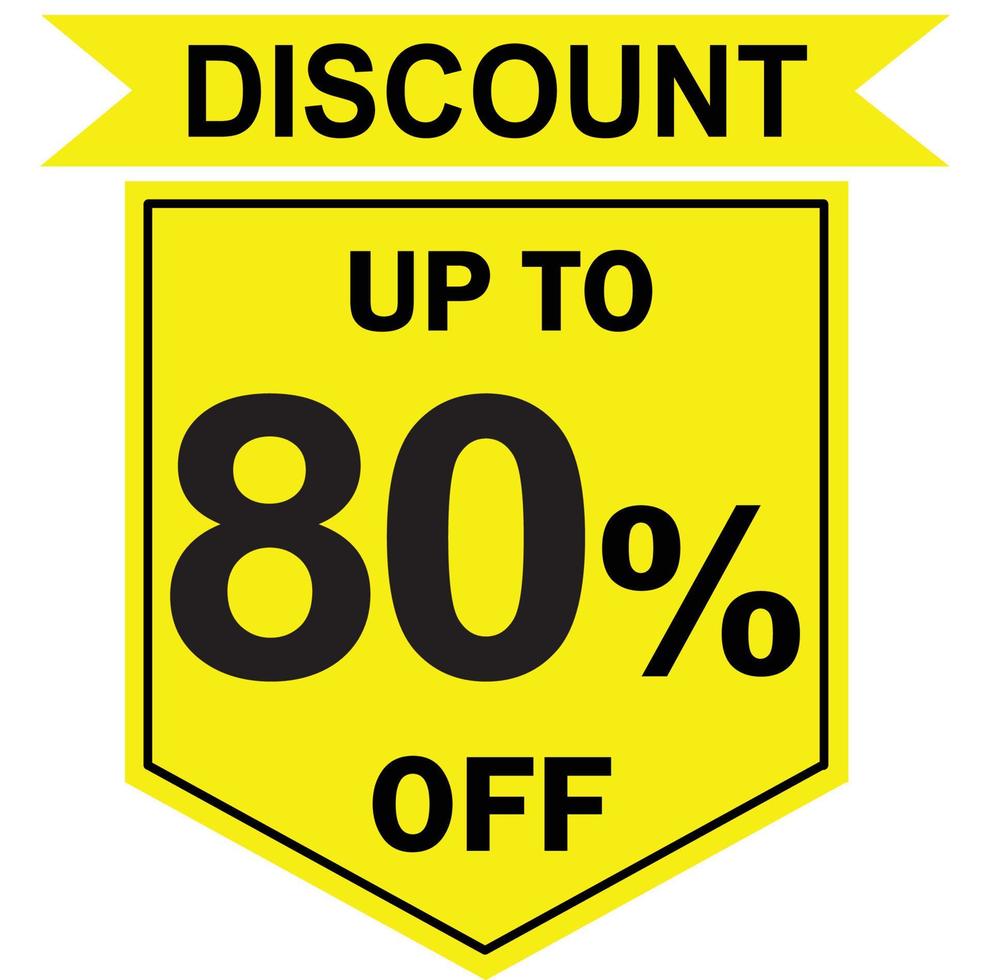 80 percent discount tag vector, Offer tag, Special offer vector, Big sale, Mega sale, Big sale 80 percent discount offer, Super sale 80 percent tag vector, 80 percent special discount offer label vector