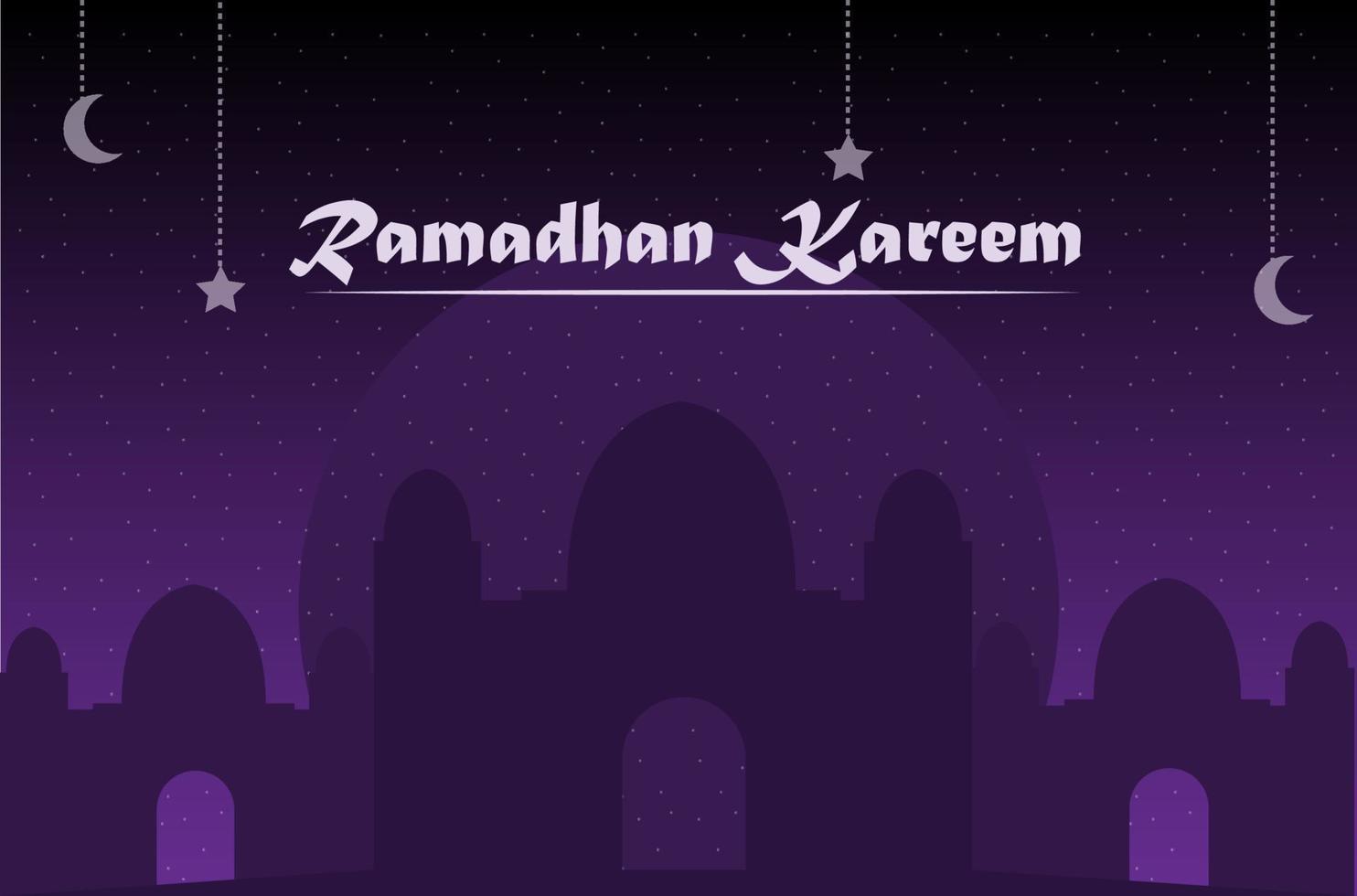 Ramadan Social Media Post design. A good template for advertising on social media. Perfect for social media posts, background, and web banner internet ads. vector