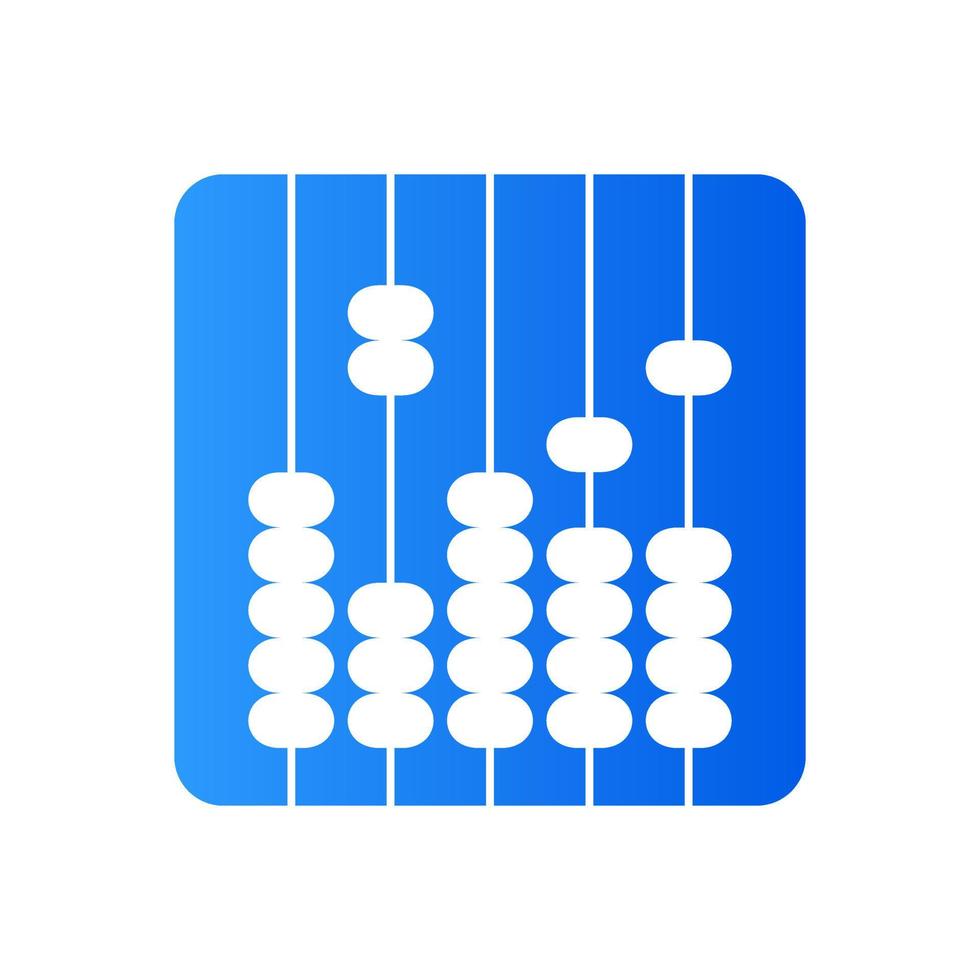 Simple Calculate or Sempoa Logo vector