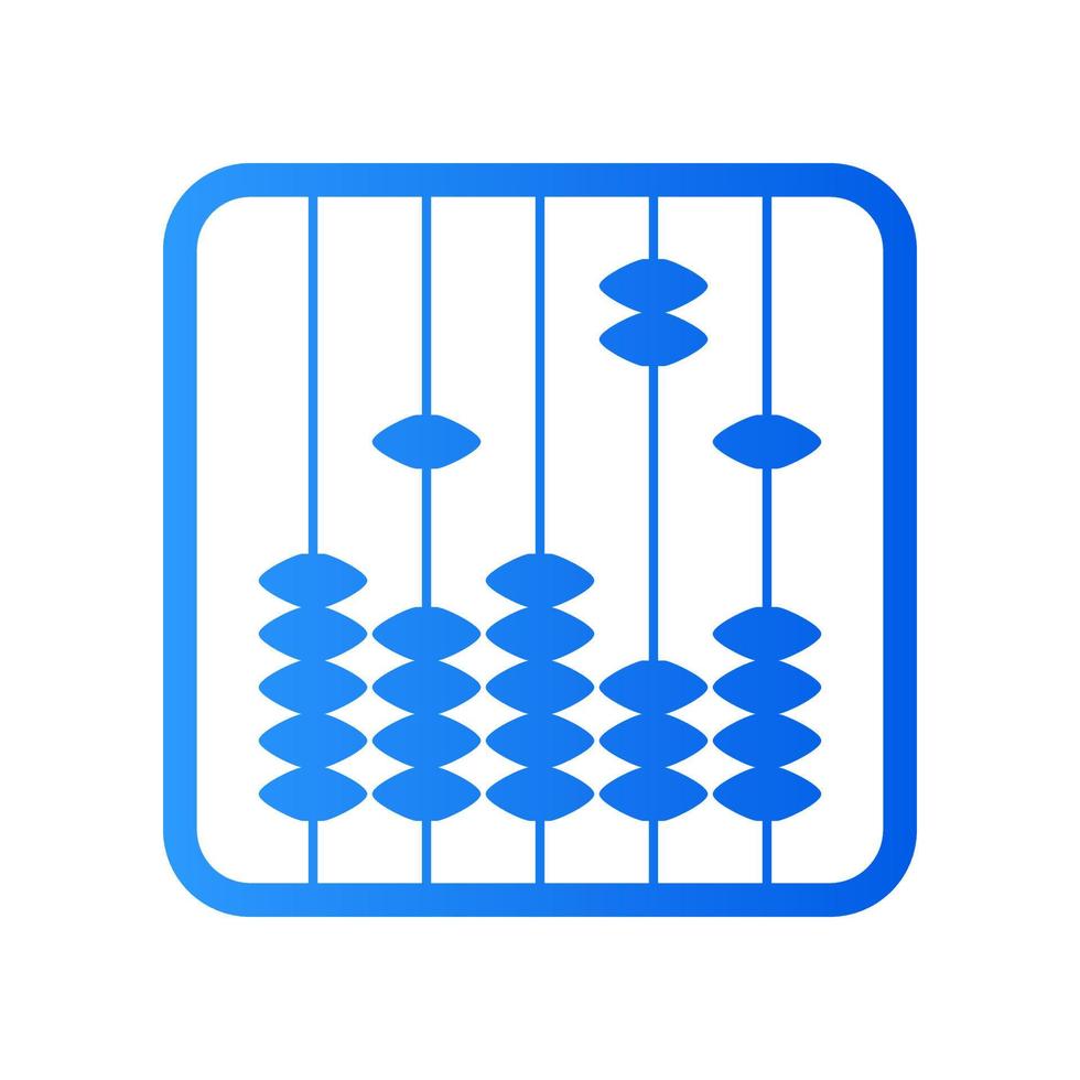 Simple Calculate or Sempoa Logo vector