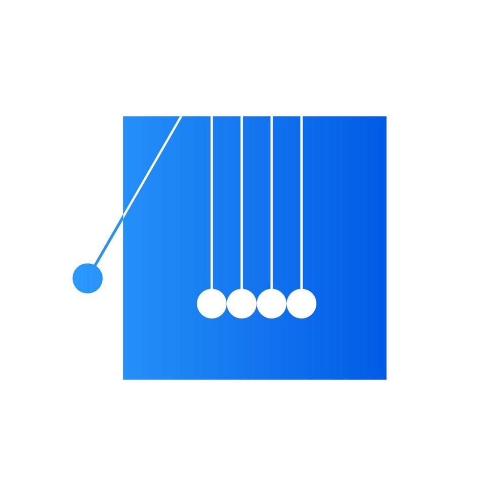 Simple Pendulum Logo vector