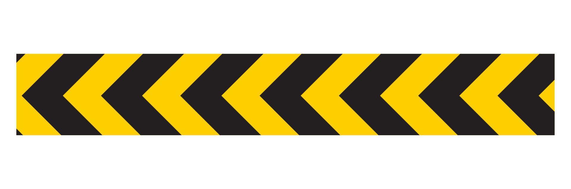 Caution tape set of yellow warning ribbons. Abstract warning lines for police, accident, under construction. Vector danger tape collection.