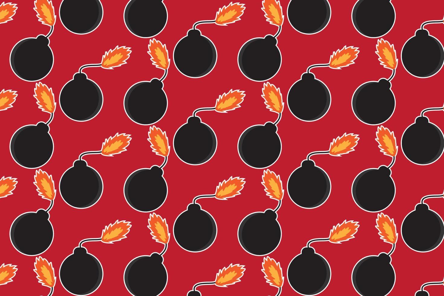 Vector icon bomb, sticker bomb, pattern bomb, vector illustration.