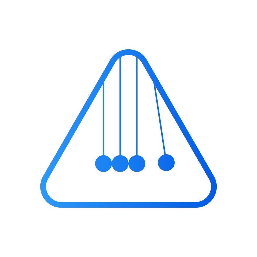 Simple Pendulum Logo vector