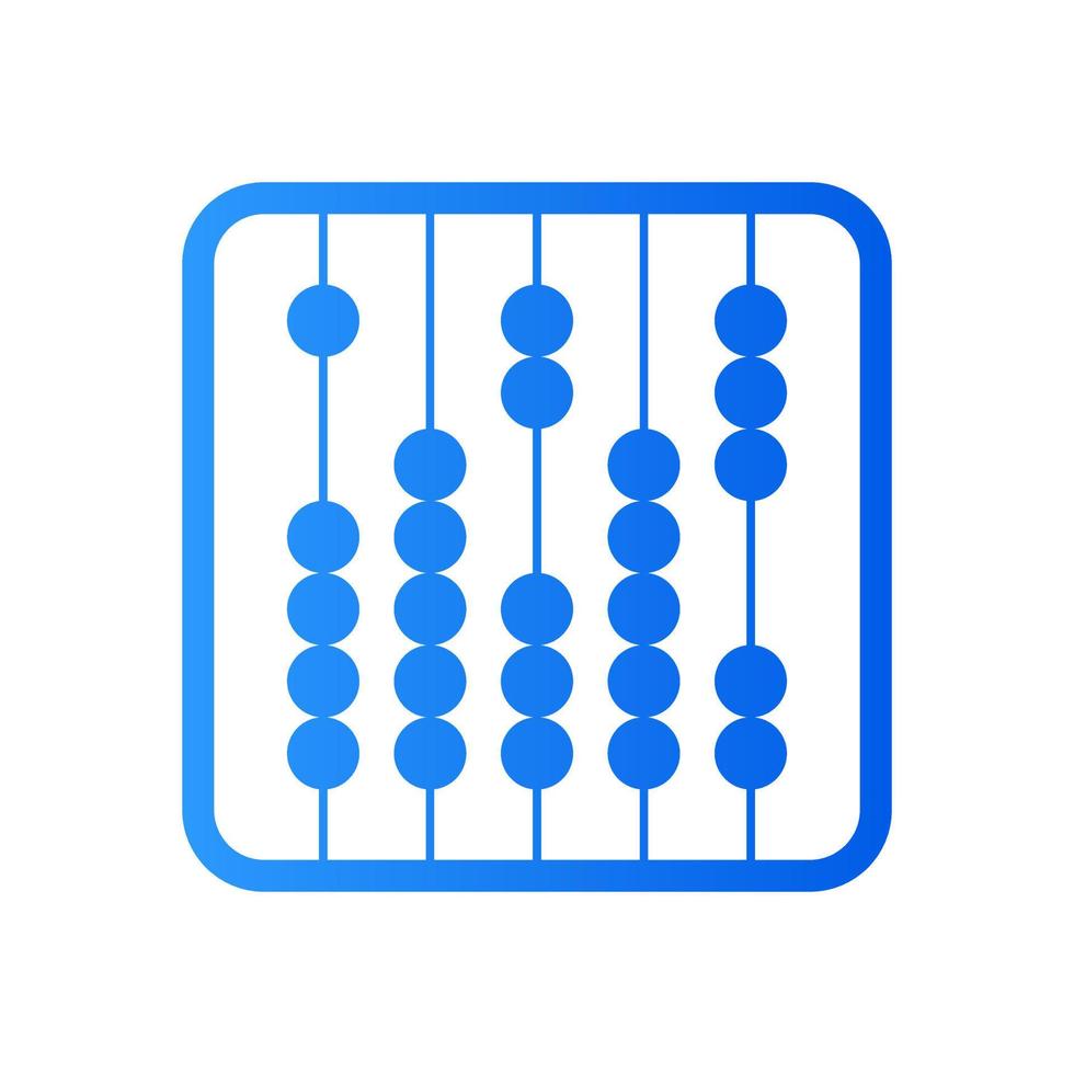 Simple Calculate or Sempoa Logo vector
