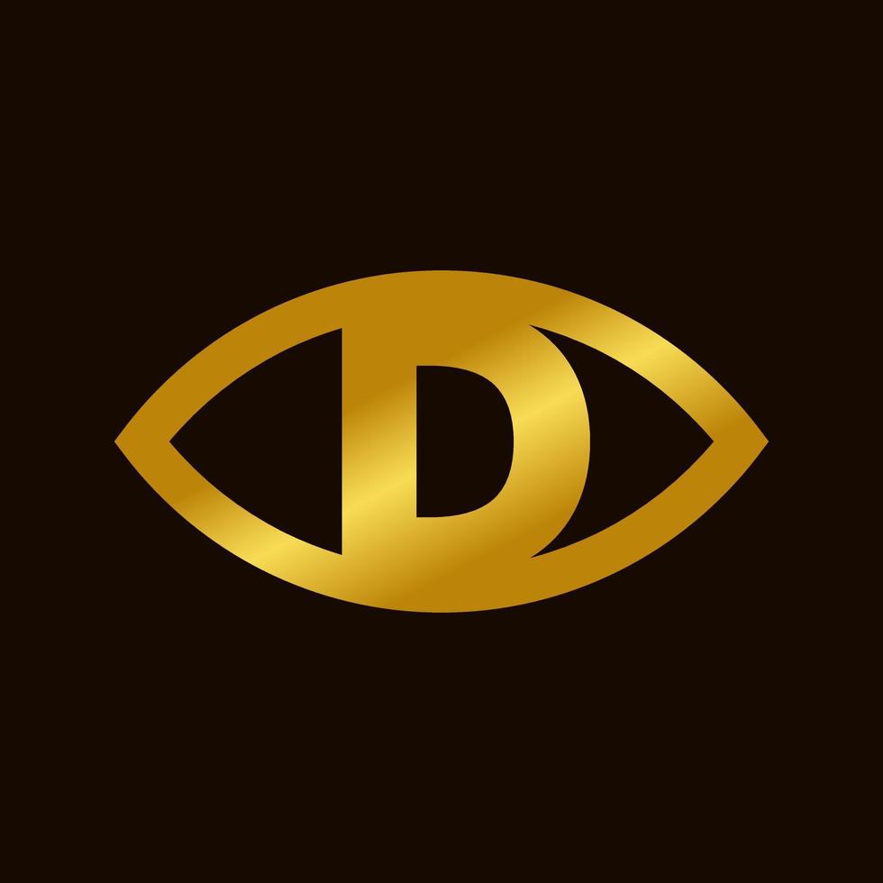 Initial D Eye Logo vector