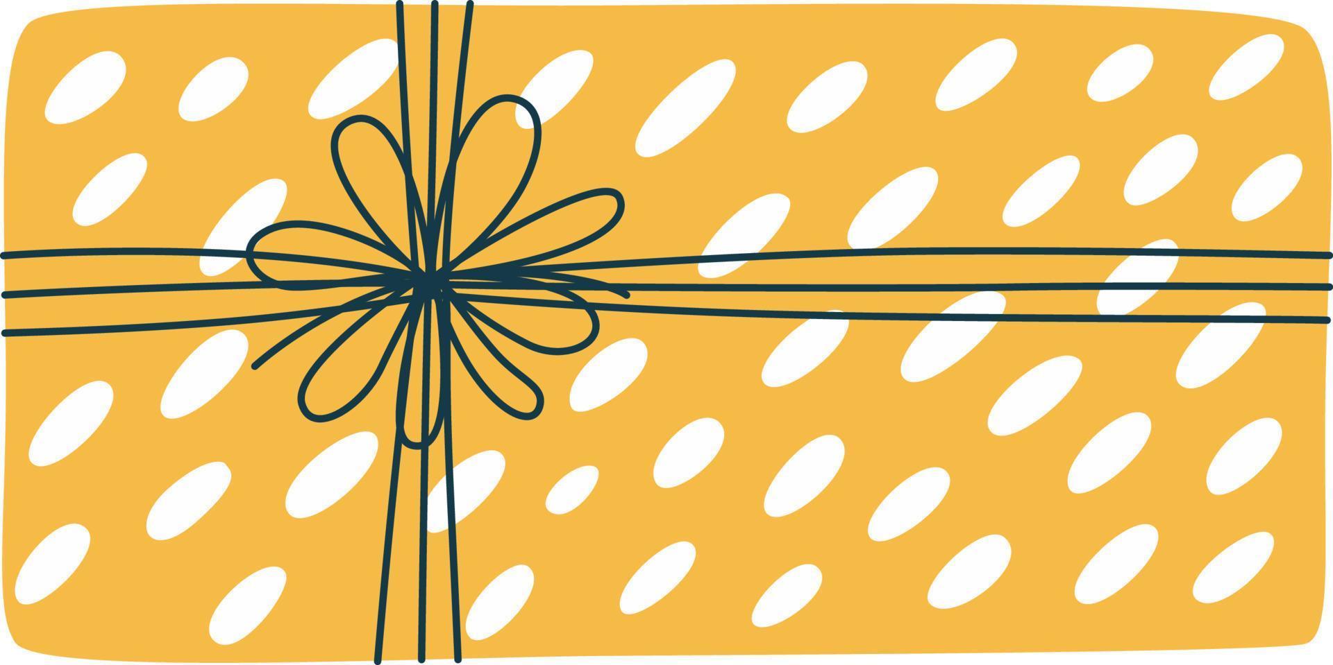 Christmas gift box. vector