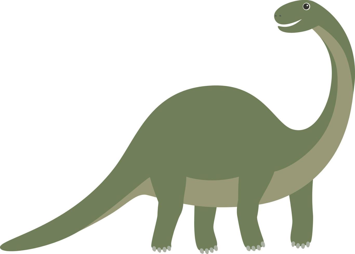 Apatosaurus dinosaur illustration vector