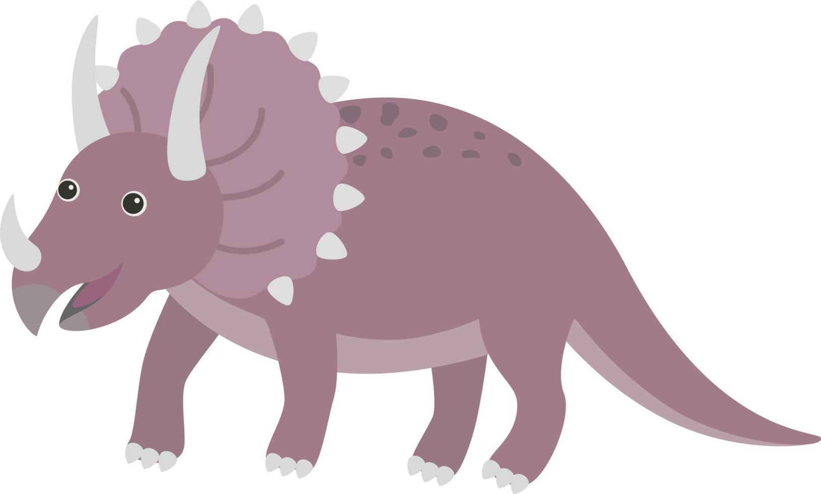 triceratops dinosaurio ilustración vector