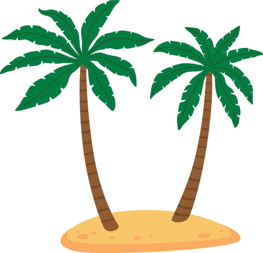 palma arboles ilustración vector