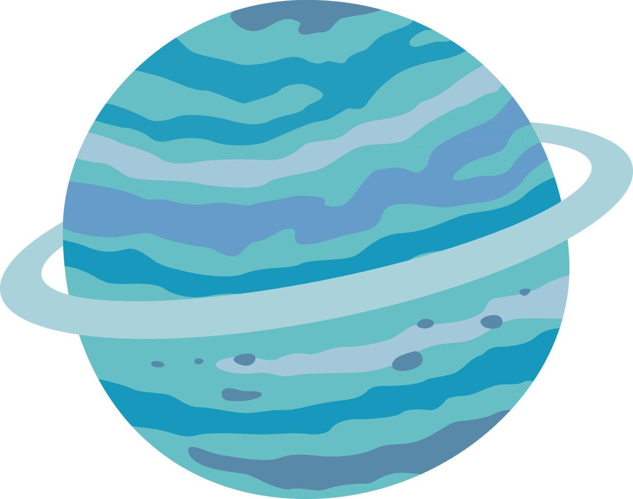 planet Uranus illustration vector