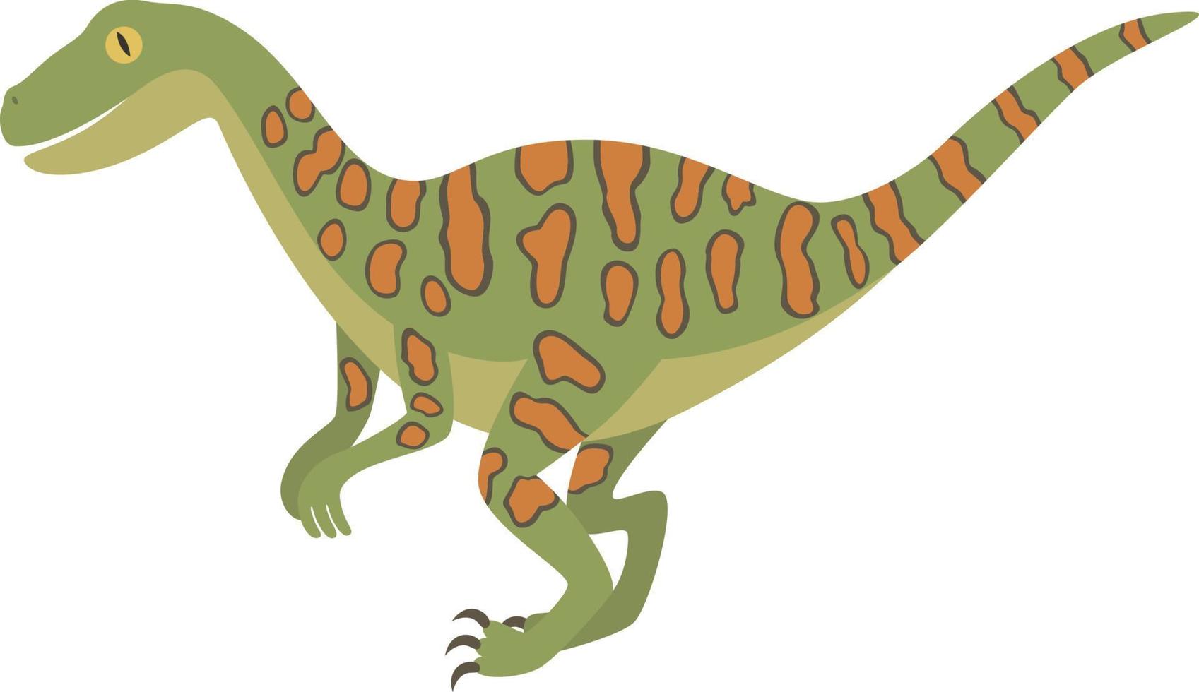 Deinonychus dinosaur illustration vector