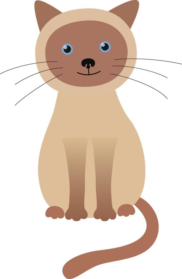 lindo gato ilustracion vector